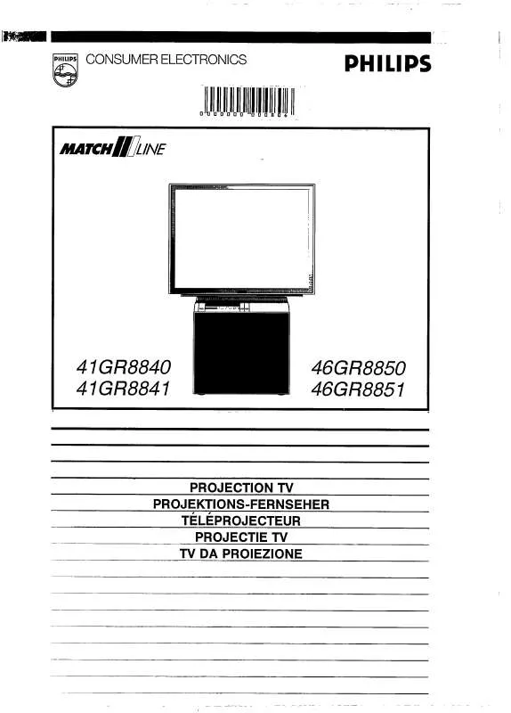 Mode d'emploi PHILIPS 41GR8840