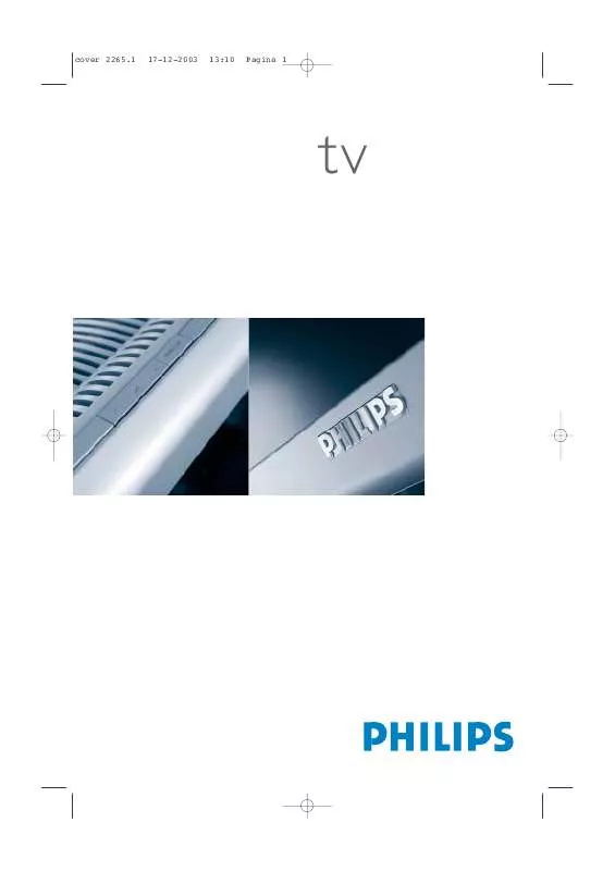 Mode d'emploi PHILIPS 42-WIDESCREEN FLAT TV DIGITAL CRYSTAL CLEAR 42PF9936