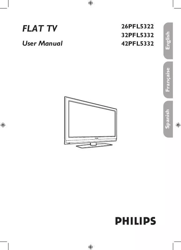 Mode d'emploi PHILIPS 42PFL5332