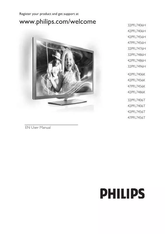 Mode d'emploi PHILIPS 42PFL7406T