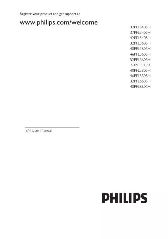 Mode d'emploi PHILIPS 46PFL5605H