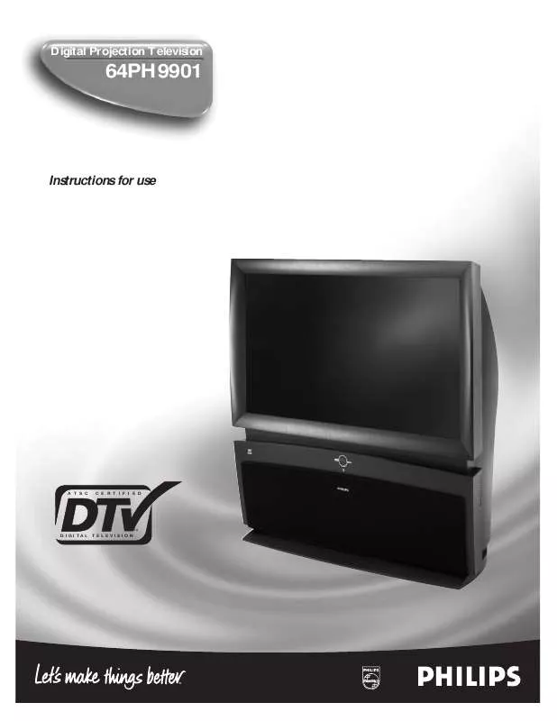 Mode d'emploi PHILIPS 64PP9901