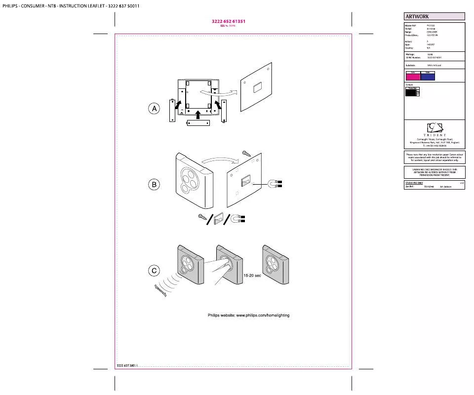 Mode d'emploi PHILIPS 69101-96-PH