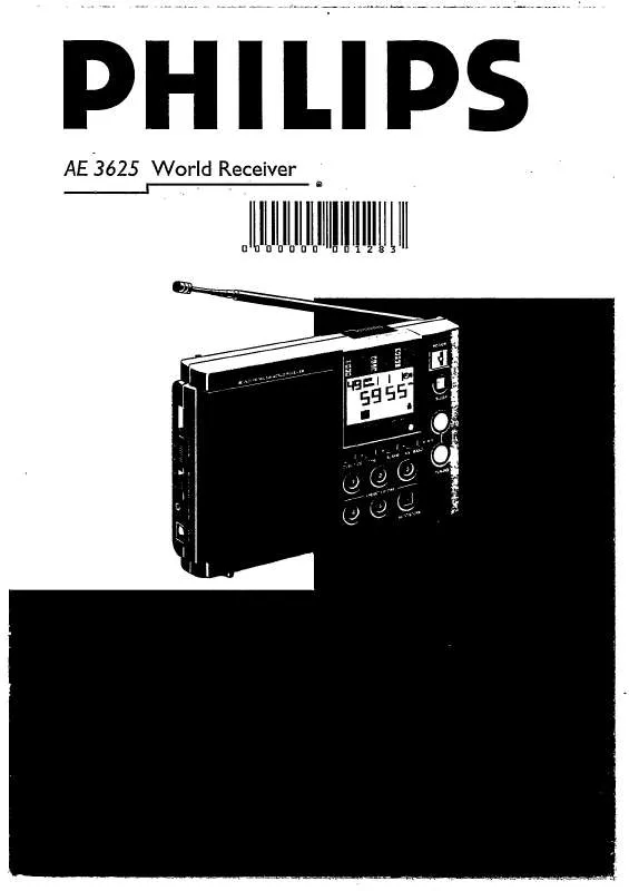 Mode d'emploi PHILIPS AE3625