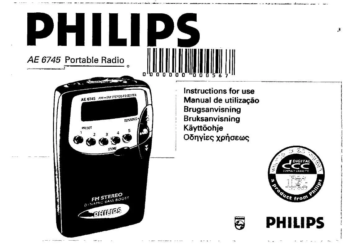 Mode d'emploi PHILIPS AE6745