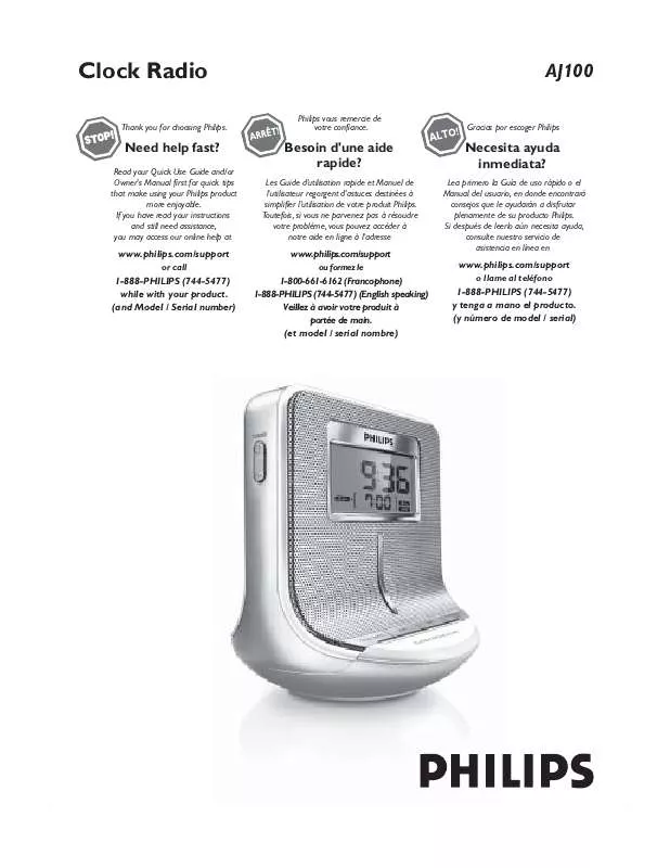 Mode d'emploi PHILIPS AJ100/37B