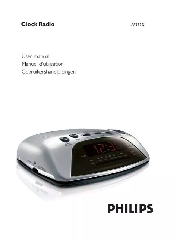 Mode d'emploi PHILIPS AJ3110