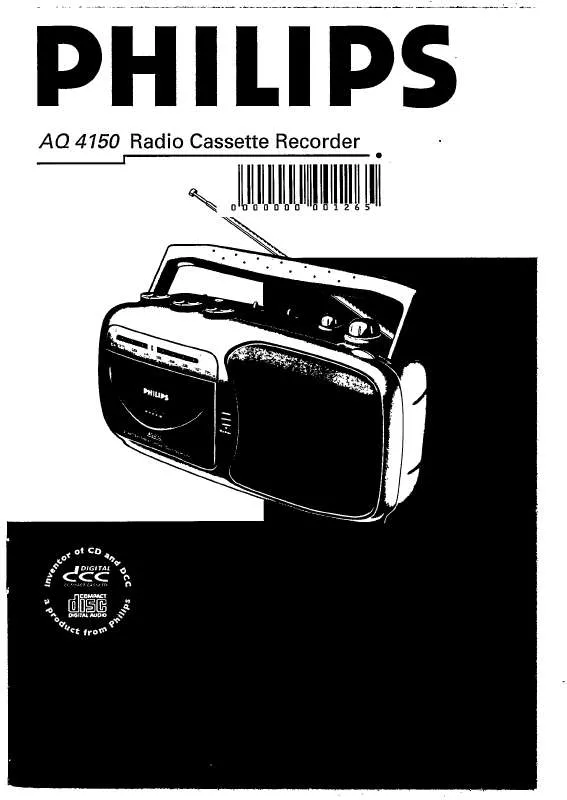 Mode d'emploi PHILIPS AQ4150-05S