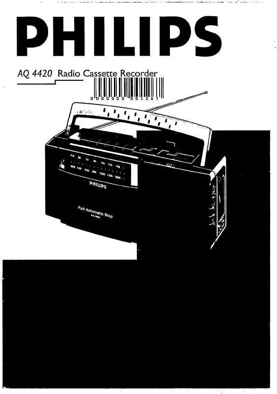 Mode d'emploi PHILIPS AQ4420/00M