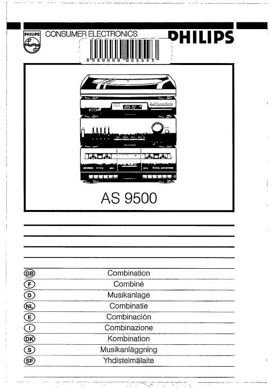 Mode d'emploi PHILIPS AS9500