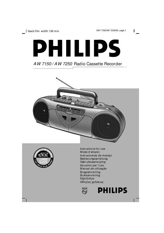 Mode d'emploi PHILIPS AW7150