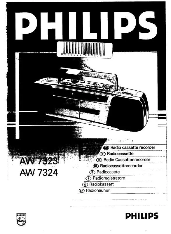 Mode d'emploi PHILIPS AW7320