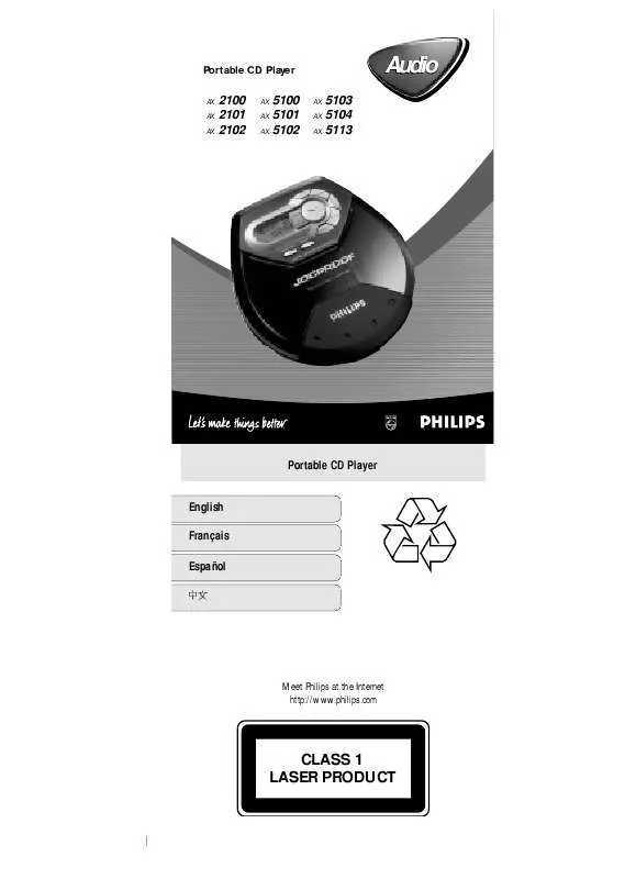 Mode d'emploi PHILIPS AX5101