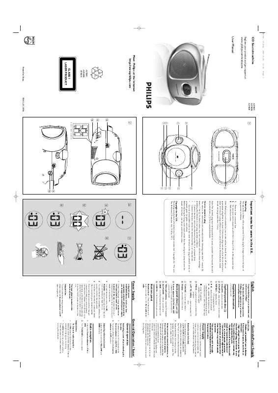 Mode d'emploi PHILIPS AZ1020