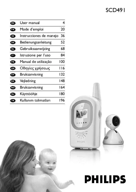 Mode d'emploi PHILIPS BABYCAM SCD491