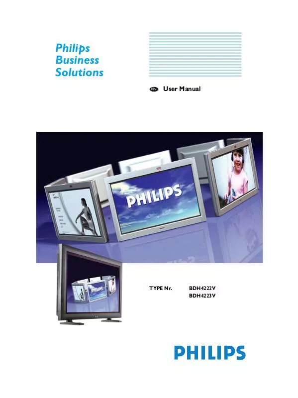 Mode d'emploi PHILIPS BDH4223V