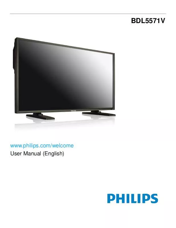 Mode d'emploi PHILIPS BDL5571V