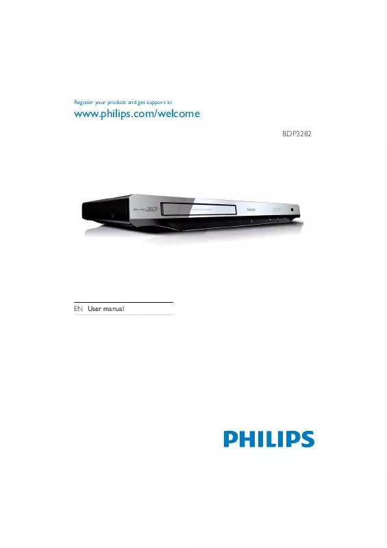 Mode d'emploi PHILIPS BDP3282