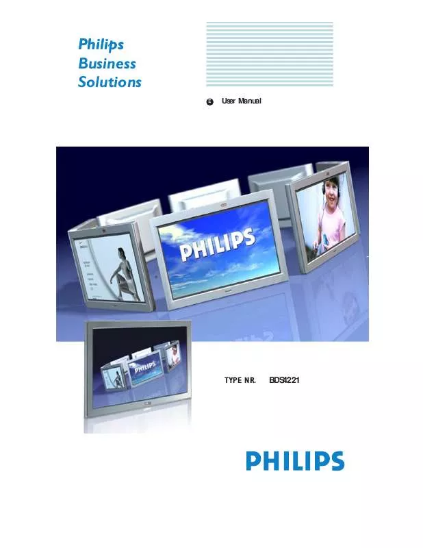 Mode d'emploi PHILIPS BDS4221