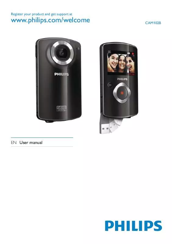 Mode d'emploi PHILIPS CAM102PK