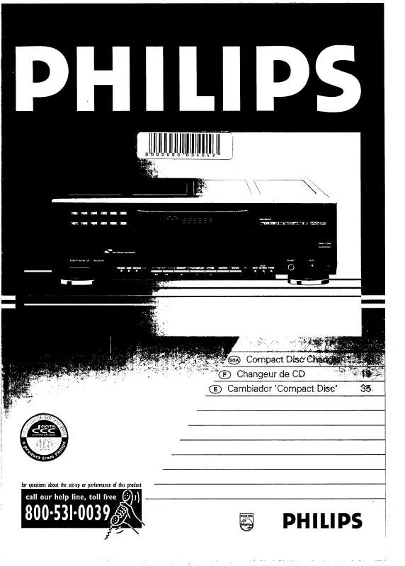 Mode d'emploi PHILIPS CDC 916