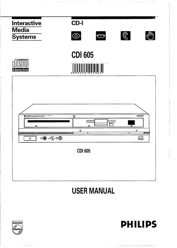 Mode d'emploi PHILIPS CDI605