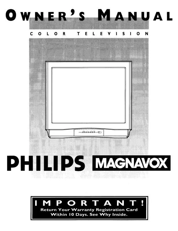 Mode d'emploi PHILIPS COLOR TV 32 INCH TABLE TS3254C