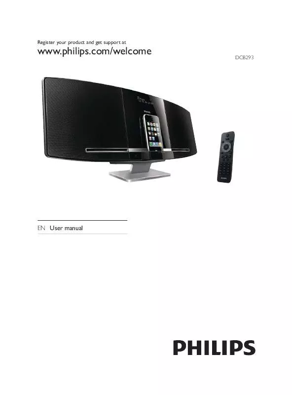 Mode d'emploi PHILIPS DCB293