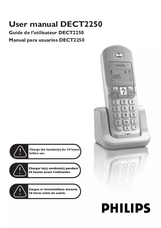 Mode d'emploi PHILIPS DECT2250