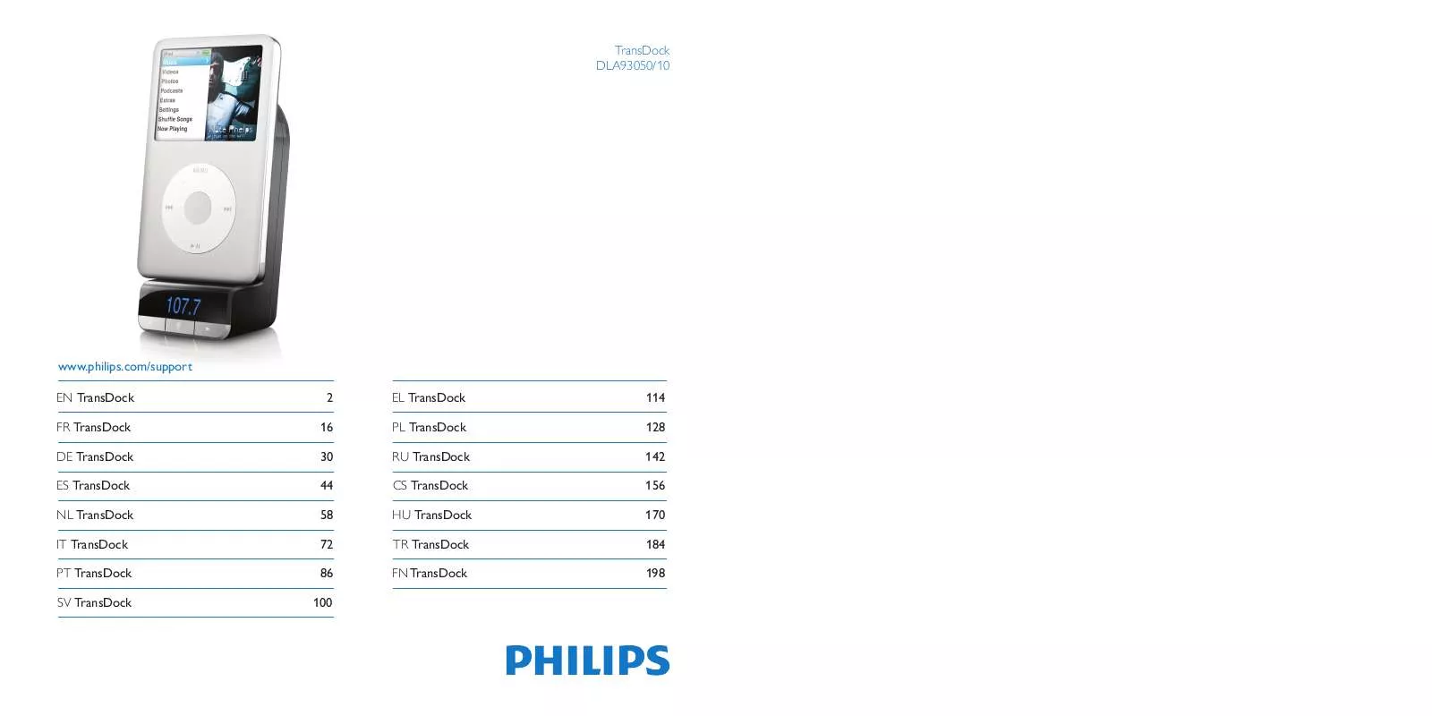 Mode d'emploi PHILIPS DLA93050