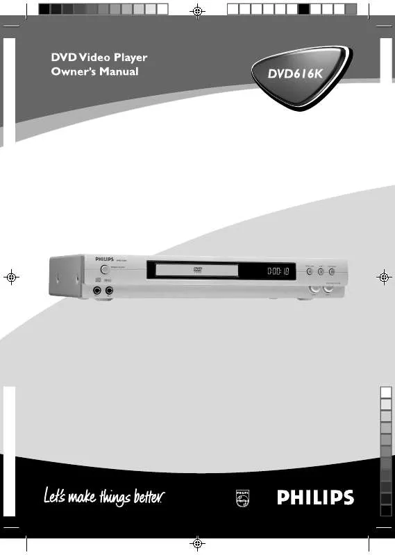 Mode d'emploi PHILIPS DVD616K-031