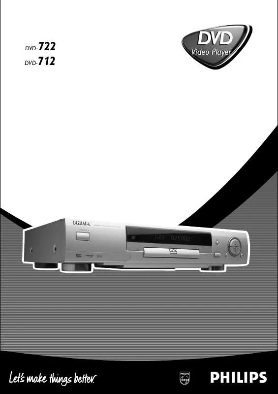 Mode d'emploi PHILIPS DVD712/001