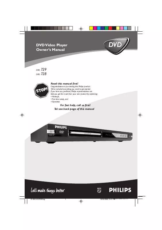 Mode d'emploi PHILIPS DVD728-051