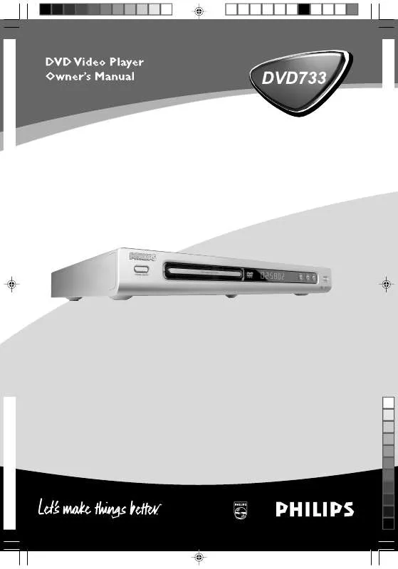 Mode d'emploi PHILIPS DVD733-051