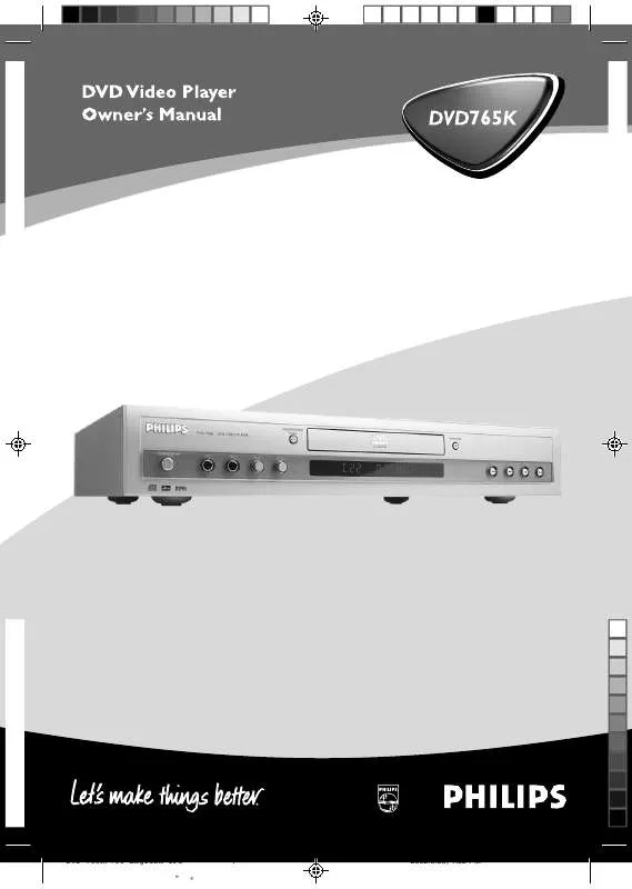 Mode d'emploi PHILIPS DVD765K-691