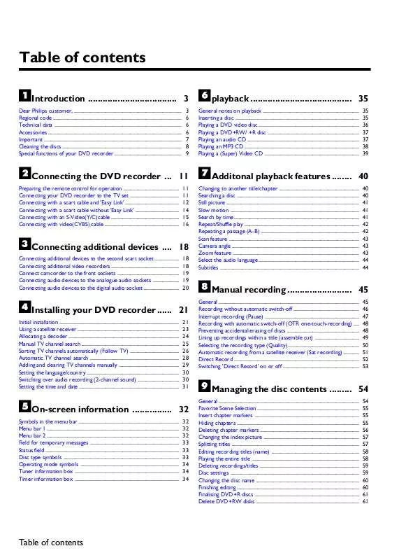 Mode d'emploi PHILIPS DVDR75-691