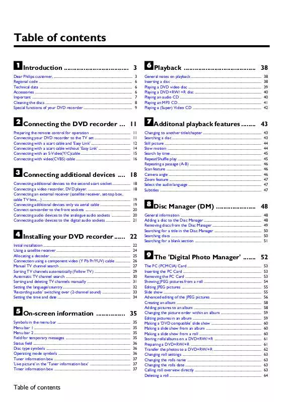 Mode d'emploi PHILIPS DVDR77-17B