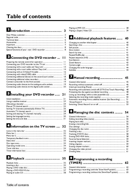 Mode d'emploi PHILIPS DVDR880/001