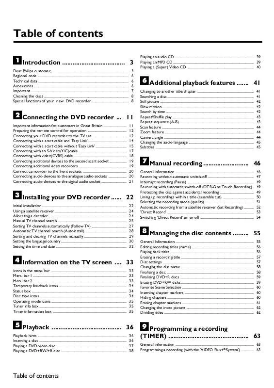 Mode d'emploi PHILIPS DVDR890-051