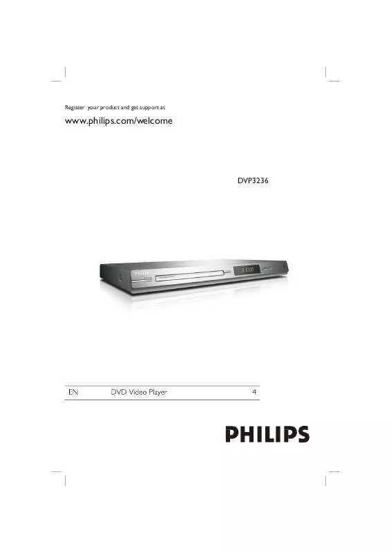 Mode d'emploi PHILIPS DVP3236X