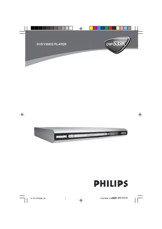 Mode d'emploi PHILIPS DVP533K