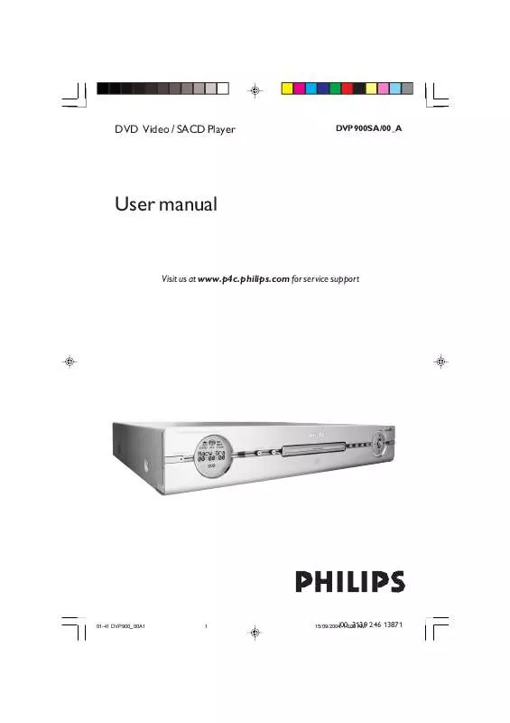 Mode d'emploi PHILIPS DVP900SA