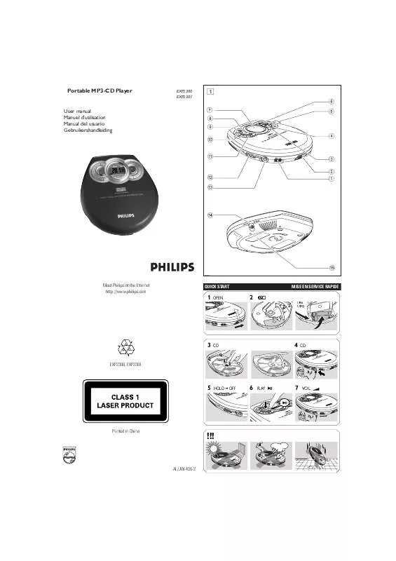 Mode d'emploi PHILIPS EXP2301