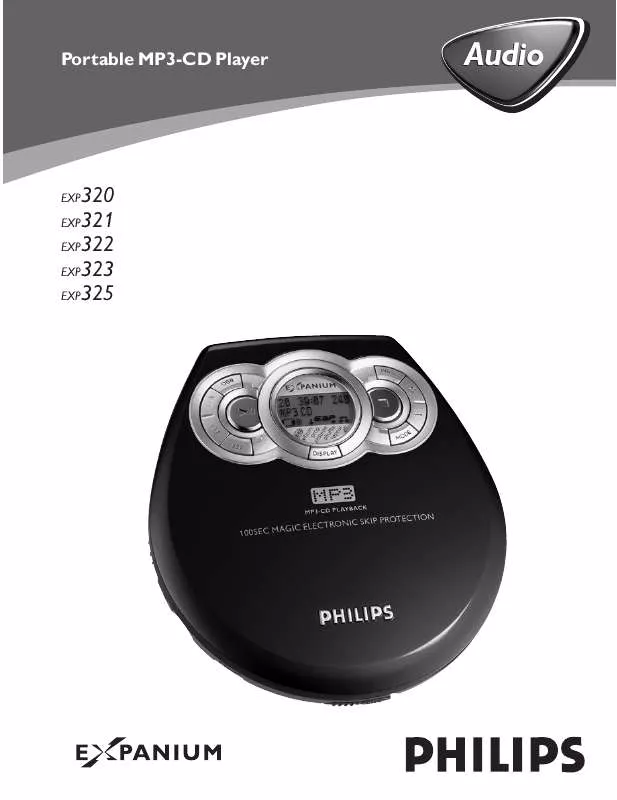 Mode d'emploi PHILIPS EXP321-00C