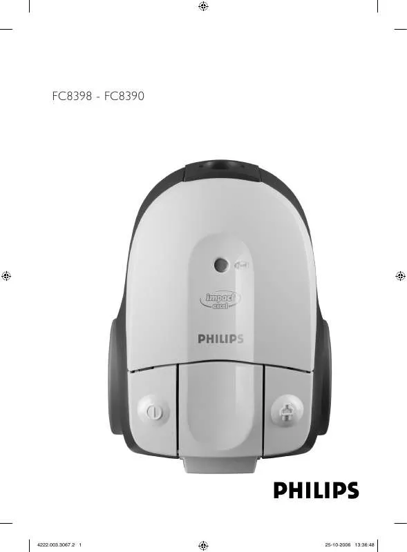 Mode d'emploi PHILIPS FC 8392