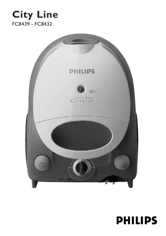 Mode d'emploi PHILIPS FC 8432