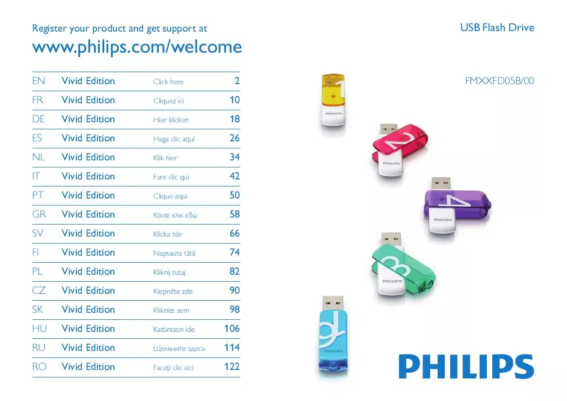 Mode d'emploi PHILIPS FM01FD05B