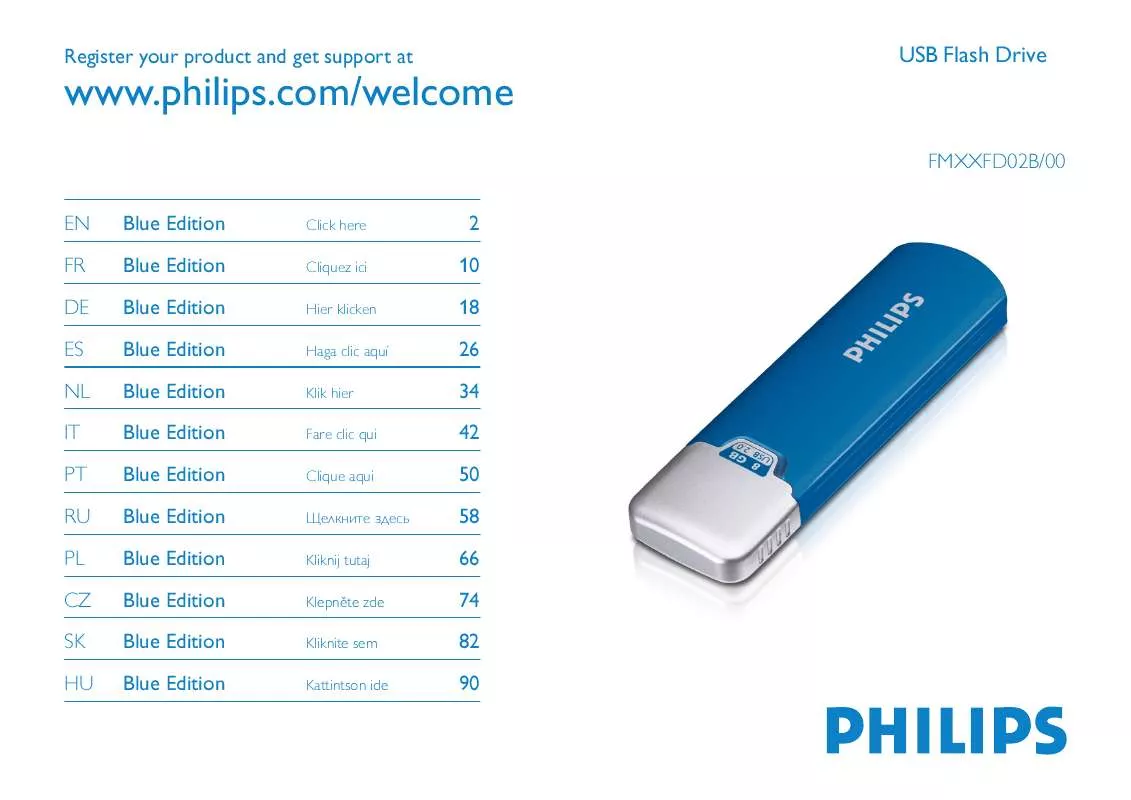 Mode d'emploi PHILIPS FM16FD02B