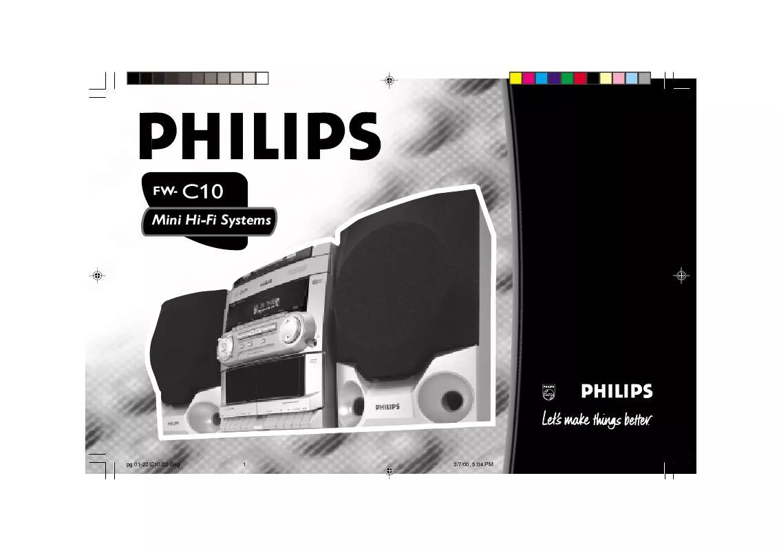 Mode d'emploi PHILIPS FW-C10