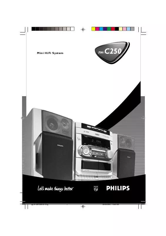 Mode d'emploi PHILIPS FW-C250